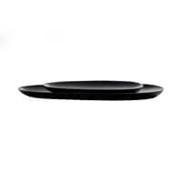 Set of 2 Black Thin Oval Boards